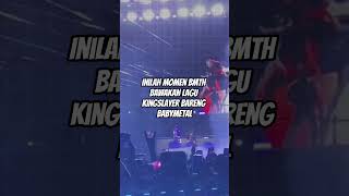 BMTH FEAT BABYMETAL  KINGSLAYER LIVE IN JAKARTA [upl. by Rosenblum867]