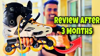 Oxelo Mf 500 skating shoes review  Review after 3 months best inline skates in india 🔥😱 [upl. by Opal]