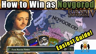 EU4  How to Win as NOVGOROD in 130 Updated 2020 [upl. by Nueovas]