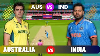 Live IND Vs AUS Match Score  Live Cricket Match Today  IND vs AUS live 1st innings livescore [upl. by Mikeb]