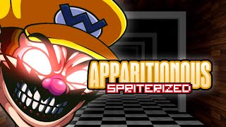 Mario FNF Port  APPARITIONOUS SPRITERIZED [upl. by Lester123]