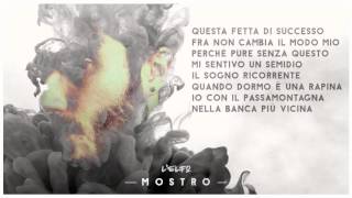 LElfo  Mostro Lyric video [upl. by Rehprotsirhc]