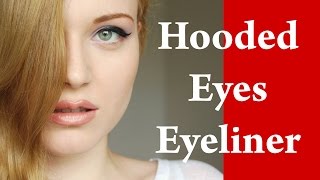 EYELINER makeup video tutorial for DOWNTURNED and HOODED eyes  Part 2 [upl. by Aillimac]