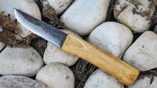 Making a Sloyd knife from a bearing [upl. by Kitchen]