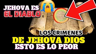 ¡Urgente jehová es el diablo jehová jehwe NO es Dios es el mismo Diablo [upl. by Yendis]