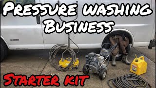 PRESSURE WASHING BUSINESS STARTER KIT EVERYTHING YOU NEED [upl. by Noiro]