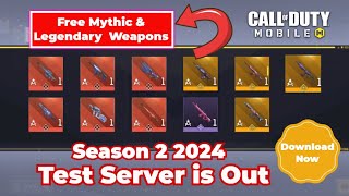 How to Download CODM Test Server Season 2 2024  Season 2 Leaks callofdutymobile codm [upl. by Asnerek967]