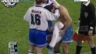 Velez 1 vs San Lorenzo 0 Clausura 1995 Chilavert Trotta Ruggeri FUTBOL RETRO TV [upl. by Ahscrop]