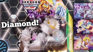 Bakugan Diamond Eenoch Ultra Starter Pack Opening Evolutions [upl. by Ayenet]