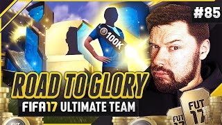 100K PACK WALKOUT FIFA17 Road to Glory 85 [upl. by Yendirb]