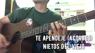 Te Apendeje ACORDES — Nietos Del Viejo [upl. by Haerr720]