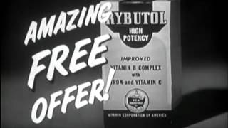 1954 Commercial for Rybutol Ad 2 [upl. by Wilma]