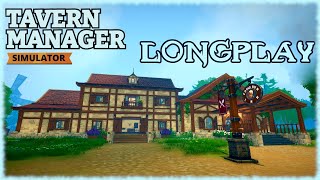 Tavern Manager Simulator  Longplay Full Game Walkthrough No Commentary 4k [upl. by Gambrell]