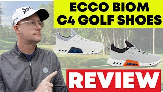 Ecco Biom C4 Golf Shoes Review  Are they the Coolest Shoes on the Market [upl. by Buchbinder]