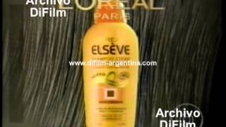 DiFilm  Publicidad Shampoo Elseve Paris de Loreal 1999 [upl. by Vida]