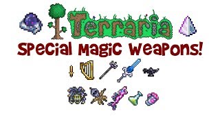 Special Terraria Magic Weapons Guide Mage Class Hardmode 13 amp 124 [upl. by Ramo262]