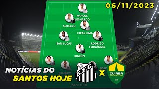 Santos x Cuiabá  Últimas notícias  Brasileirão 2023 [upl. by Alimat771]