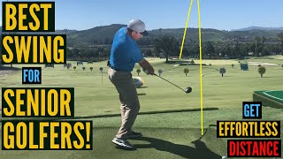 BEST SWING for Senior Golfers  Increase Distance [upl. by Goetz]