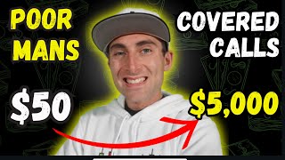 Poor Mans Covered Call Strategy  Full Robinhood Tutorial [upl. by Torin]