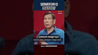 SENATOR O MAYOR Duterte PHVote election [upl. by Kwarteng]