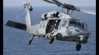 4K AVIATION BROLL  US Navy MH60S quotKnighthawkquot 25Jan21 [upl. by Nylanna]