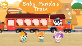 Baby Pandas Train  Build a small train transport goods and passengers  BabyBus Games For Kids [upl. by Akiaki216]