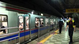 Seoul Metro Line 4 train at Gwacheon [upl. by Trudy196]