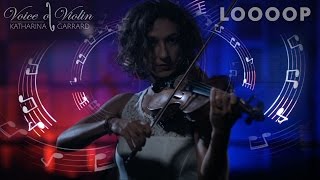 Katharina Garrard amp LOOOOP  Violin and LED Poi Dance Performance [upl. by Yrolam640]