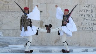 Changing of Guards Athens 2017 [upl. by Yatnuahs457]