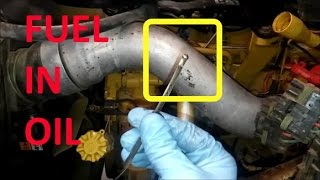 A Most Common Easy to Repair Diesel Engine Fuel Leak [upl. by Hubie]