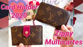 Louis Vuitton Card Holder 2020 vs Zippy Multicartes [upl. by Gretal293]