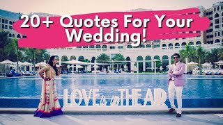 Wedding Quotes  Best Marriage Quotes  WedMeGood [upl. by Janet]