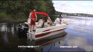 Princecraft  Ventura 224 2014 Bateau ponté  Deck boat [upl. by Aillemac286]