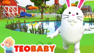 Hop Little Bunny Dance  Dance Party  Nursery Rhymes amp Kids Songs [upl. by Raynard]