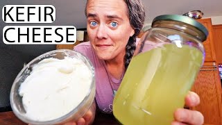 Milk Kefir Cheese and Why  How To Replace ALL Your Cultured Dairy  Fermented Homestead [upl. by Ettesel173]