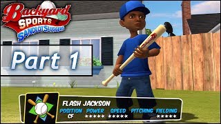 Backyard Baseball Part 1  Flash Jackson Jr vs Pablo Sanchez [upl. by Luapnhoj]