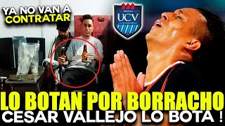 ¡Escándalo Total Botan a Christian Cueva del cesar vallejo tras ser Captado con Cerveza en Mano [upl. by Kusin]