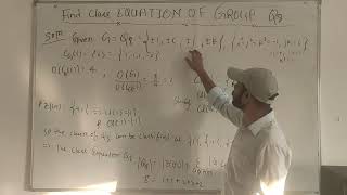 Class Equation of a Quaternion Group  Modern Algebra [upl. by Anertac549]