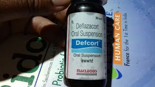 Defcort Oral Suspension  Use  Dosage  Compostion  Side Effect  Price  Full Hindi Review [upl. by Rebmik934]