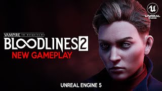 BLOODLINES 2 New Gameplay  Updated to Unreal Engine 5 and Coming Fall 2024 [upl. by Survance]