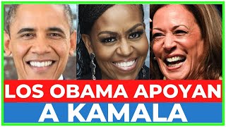 💣¡TODOS CONTRA TRUMP BARACK y MICHELLE OBAMA apoyan a KAMALA HARRIS rumbo a la PRESIDENCIA de EUA [upl. by Briny]