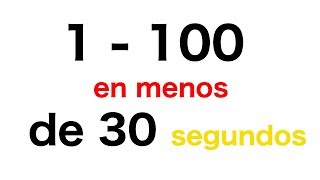 Números del 1 al 100 en alemán en menos de 30 segundos [upl. by Milford]