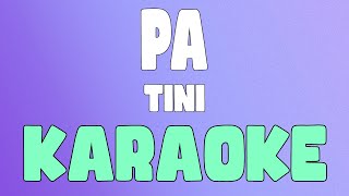 pa KaraokeInstrumental  TINI [upl. by Eckardt]