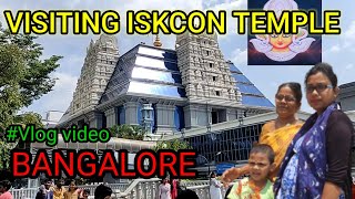 VISITING ISKCON Bangalore The Largest Krishna Temple  templevlog isckontemple uttamkumarnath [upl. by Krishnah445]