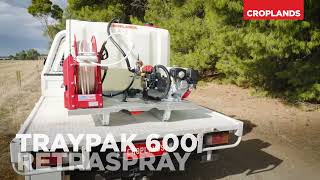 Croplands TrayPak 600 with RetraSpray Reel [upl. by Attenauqa107]