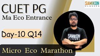 Day10 CUET PG Economics Micro Economics Maha Marathon  by Sameer Sir [upl. by Adyaj]