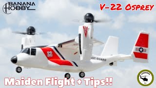 V22 OSPREY MAIDEN Plus Tips for a Successful Flight [upl. by Ihcelek]