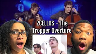 FIRST TIME HEARING 2CELLOS  The Trooper Overture OMG THIS IS AMAZING [upl. by Nahtnhoj]