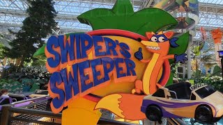 Swipers Sweeper Ride at Nickelodeon Universe 2024 [upl. by Ymme932]