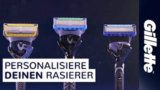 Individualisierung des Gillette Fusion Rasierers  Gillette Fusion Technologie [upl. by Arihay485]